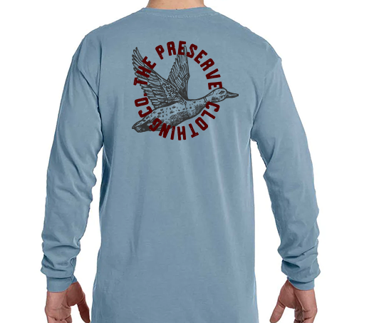 Flying Duck Long Sleeve Pocket Tee