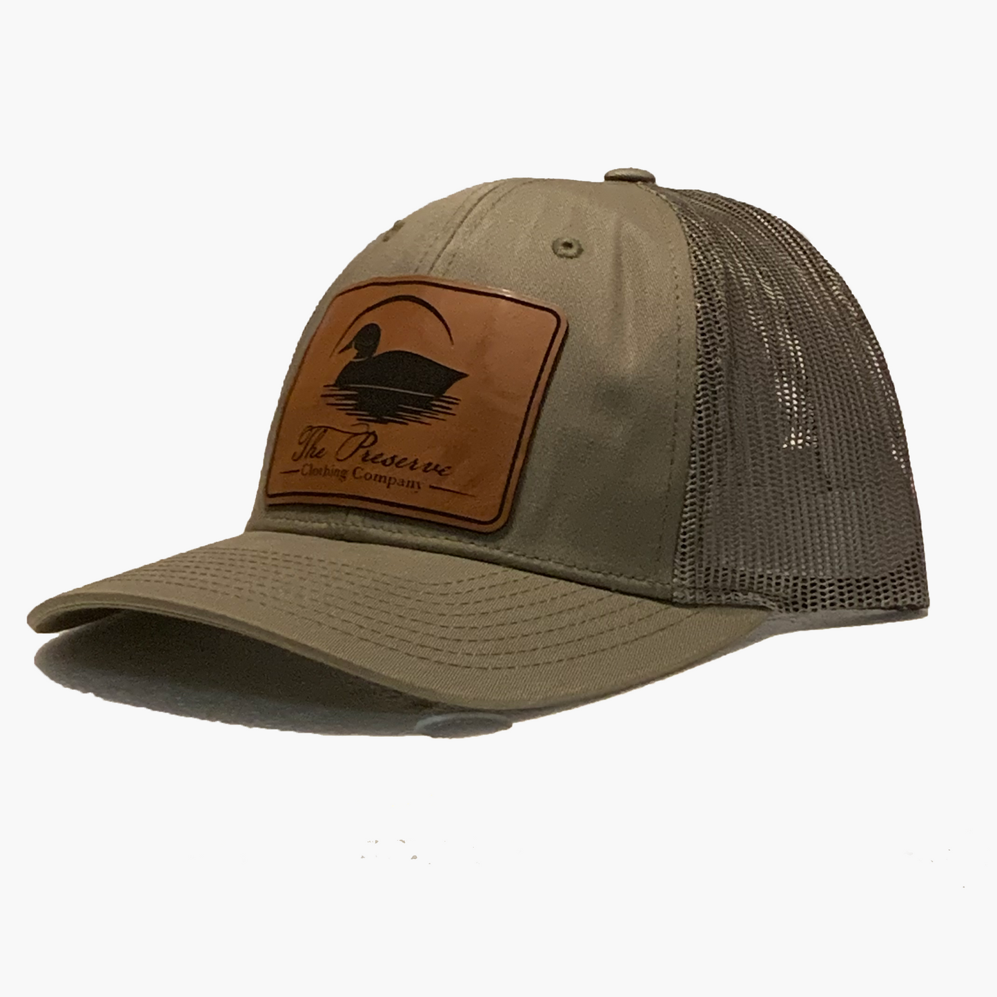 Leather Patch Hat